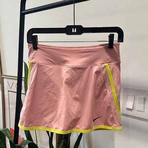 Nike Pink Skirt with Yellow Accents